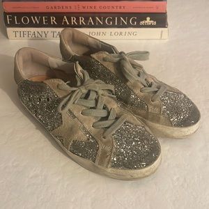 Girls Glitter Golden Goose- Size 33